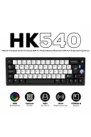 HK540 Mekanik Prelubed Switch Hot Swap RGB Tri-Mode Kablosuz/Bluetooth %65 Full Türkçe Gaming Klavye