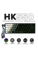 HK550 Hall Effect Manyetik Switch Rapid Trigger RGB 1k Hz 1 Ms Kablolu %65 Gaming Klavye