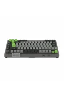 HK610 Gateron Switch RGB LCD Tri-Mode Kablosuz/Bluetooth %75 Gaming Oyuncu Klavye