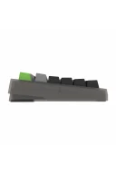 HK610 Gateron Switch RGB LCD Tri-Mode Kablosuz/Bluetooth %75 Gaming Oyuncu Klavye