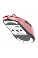 HM220 1K Hz 12000 DPI Tri-Mode Kablosuz/Bluetooth Pembe Gaming Oyuncu Mouse