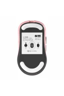 HM220 1K Hz 12000 DPI Tri-Mode Kablosuz/Bluetooth Pembe Gaming Oyuncu Mouse