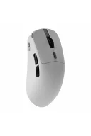 HM420 4K Hz 26000 DPI Tri-Mode Kablosuz/Bluetooth Şarj Standlı Beyaz Gaming Oyuncu Mouse