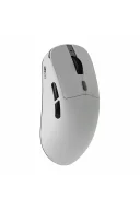 HM420 4K Hz 26000 DPI Tri-Mode Kablosuz/Bluetooth Şarj Standlı Beyaz Gaming Oyuncu Mouse