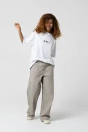 Noodle Oversize Beyaz T-Shirt