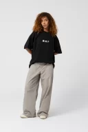 Noodle Oversize Siyah T-Shirt