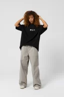 Noodle Oversize Siyah T-Shirt