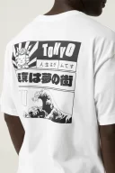 Tokyo Oversize Beyaz T-Shirt