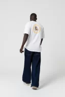 Tropical Oversize Beyaz T-Shirt