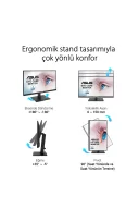 Asus VA27AQSB 27 inç 75Hz 1ms 2K WQHD Adaptive Sync IPS Pivot Monitör