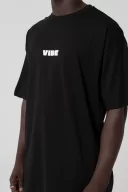 Vibe Since 1991 Oversize Siyah T-Shirt