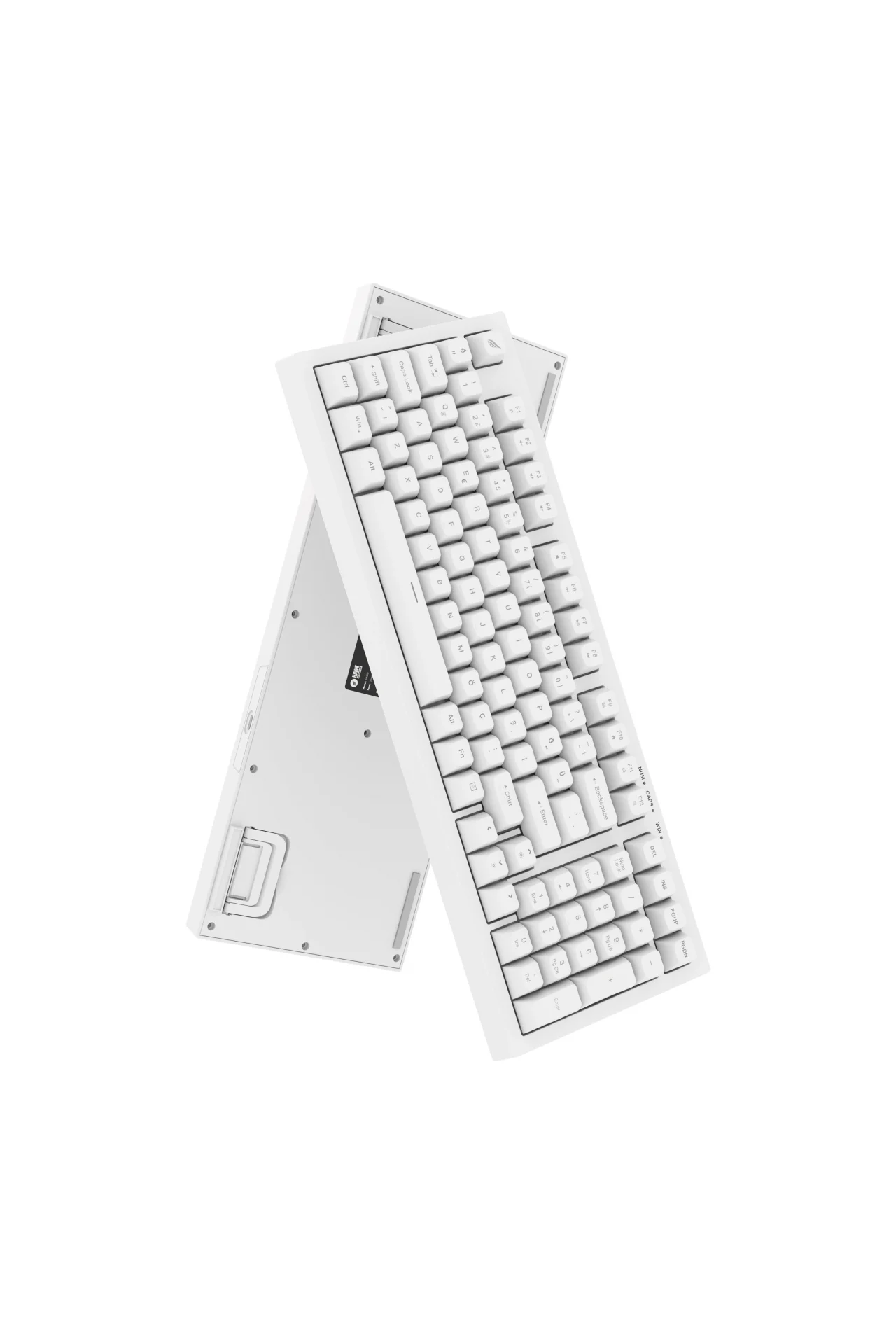 HK210 Membrane Rainbow Type C Kablolu Beyaz Full Türkçe Gaming Oyuncu Klavye