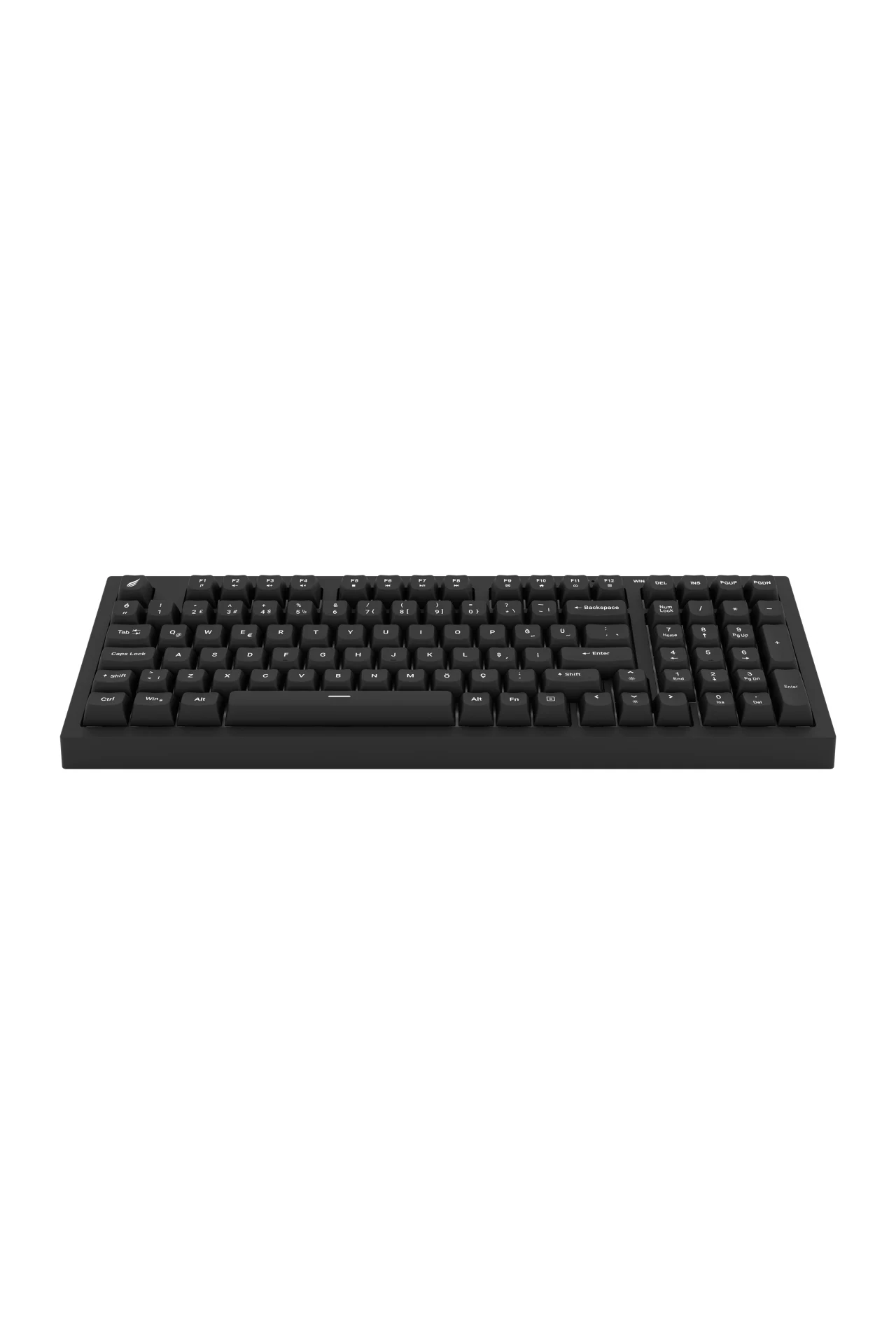 HK210 Membrane Rainbow Type C Kablolu Siyah Full Türkçe Gaming Oyuncu Klavye