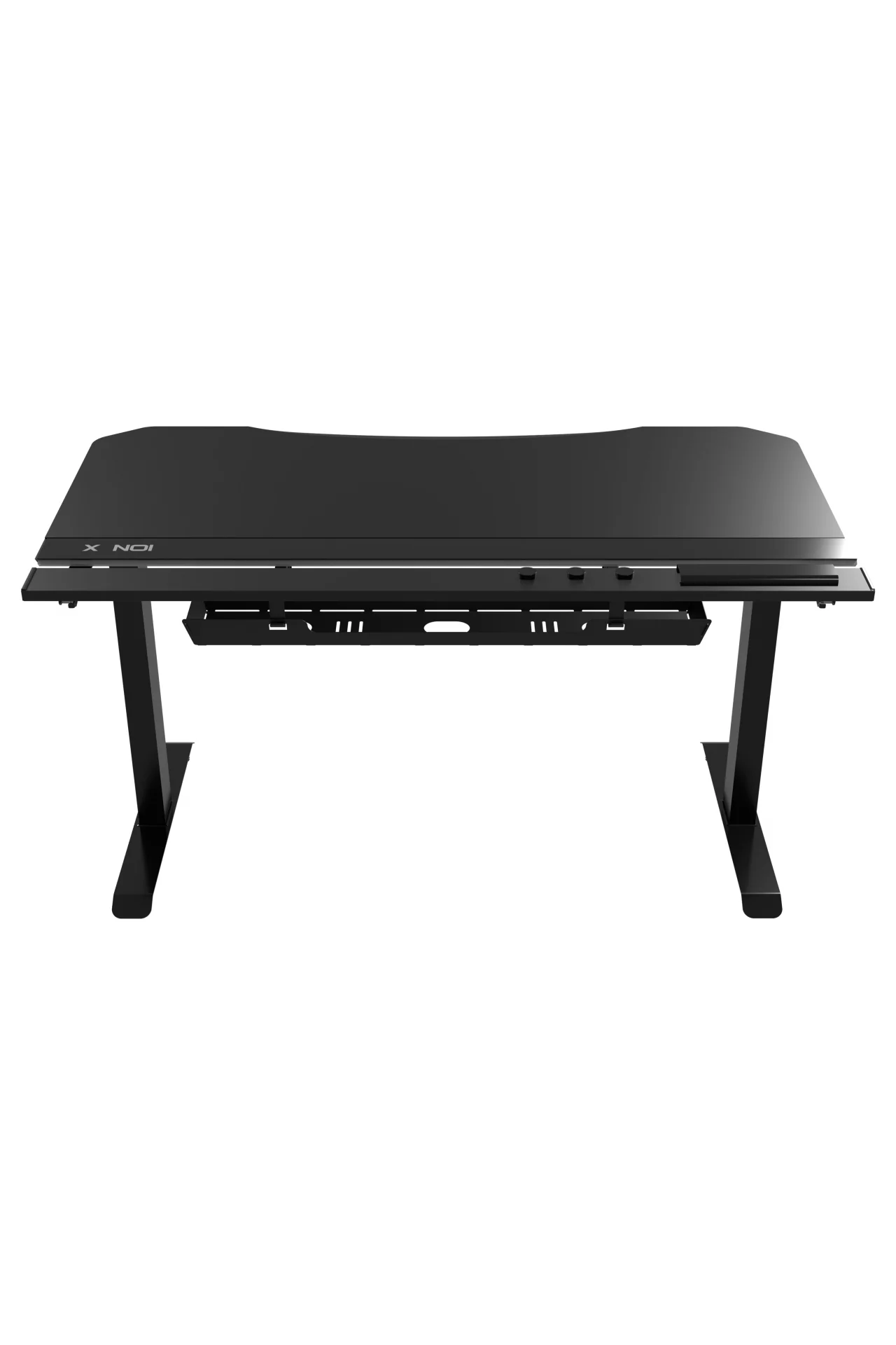 ION X Çift Motorlu Yükseklik Ayarlı 140x70 Siyah Renk Çalışma ve Oyuncu Masası