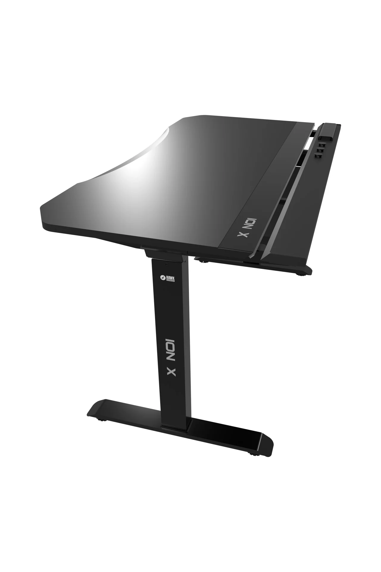 ION X Çift Motorlu Yükseklik Ayarlı 140x70 Siyah Renk Çalışma ve Oyuncu Masası