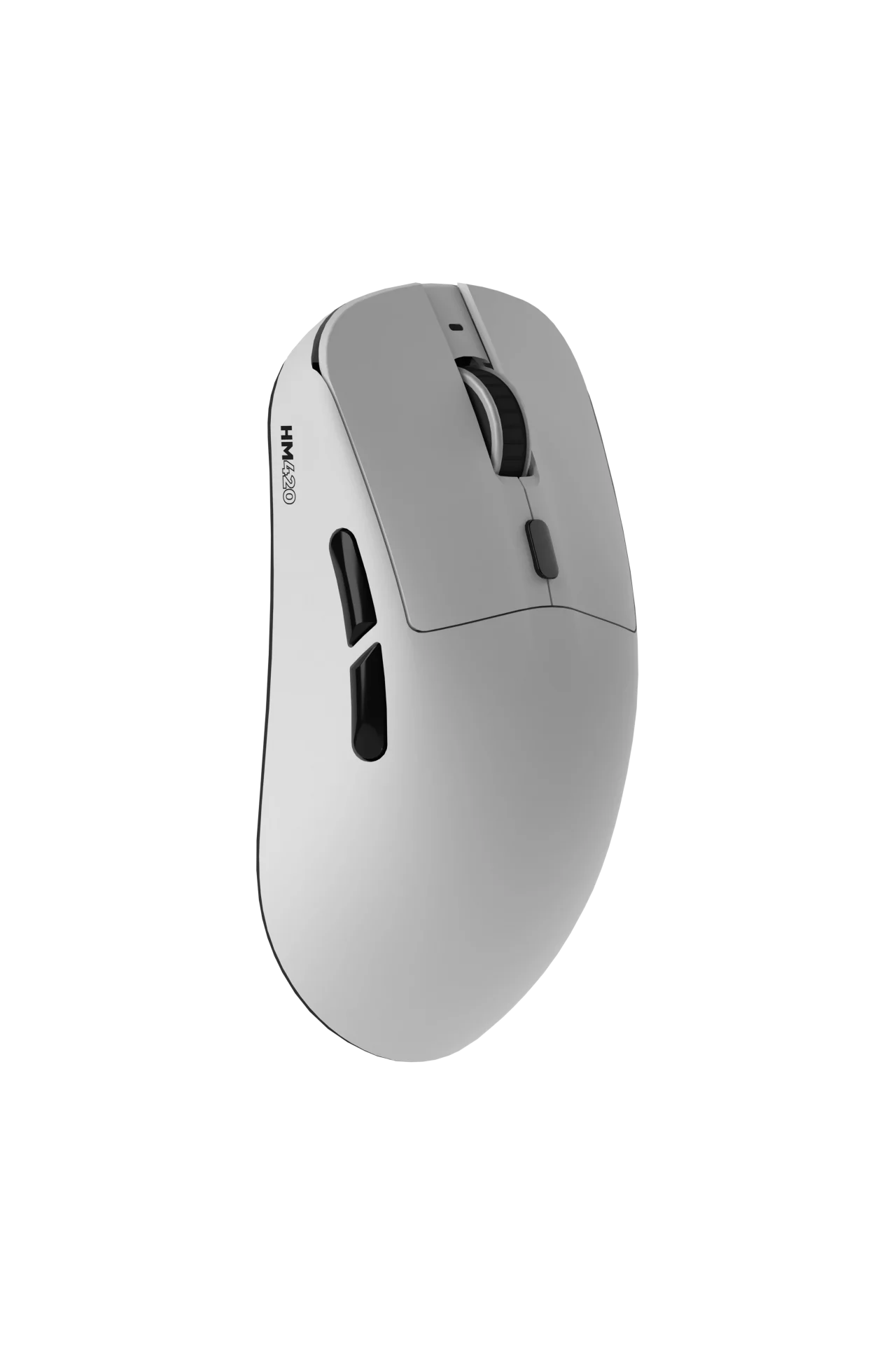 HM420 4K Hz 26000 DPI Tri-Mode Kablosuz/Bluetooth Şarj Standlı Beyaz Gaming Oyuncu Mouse