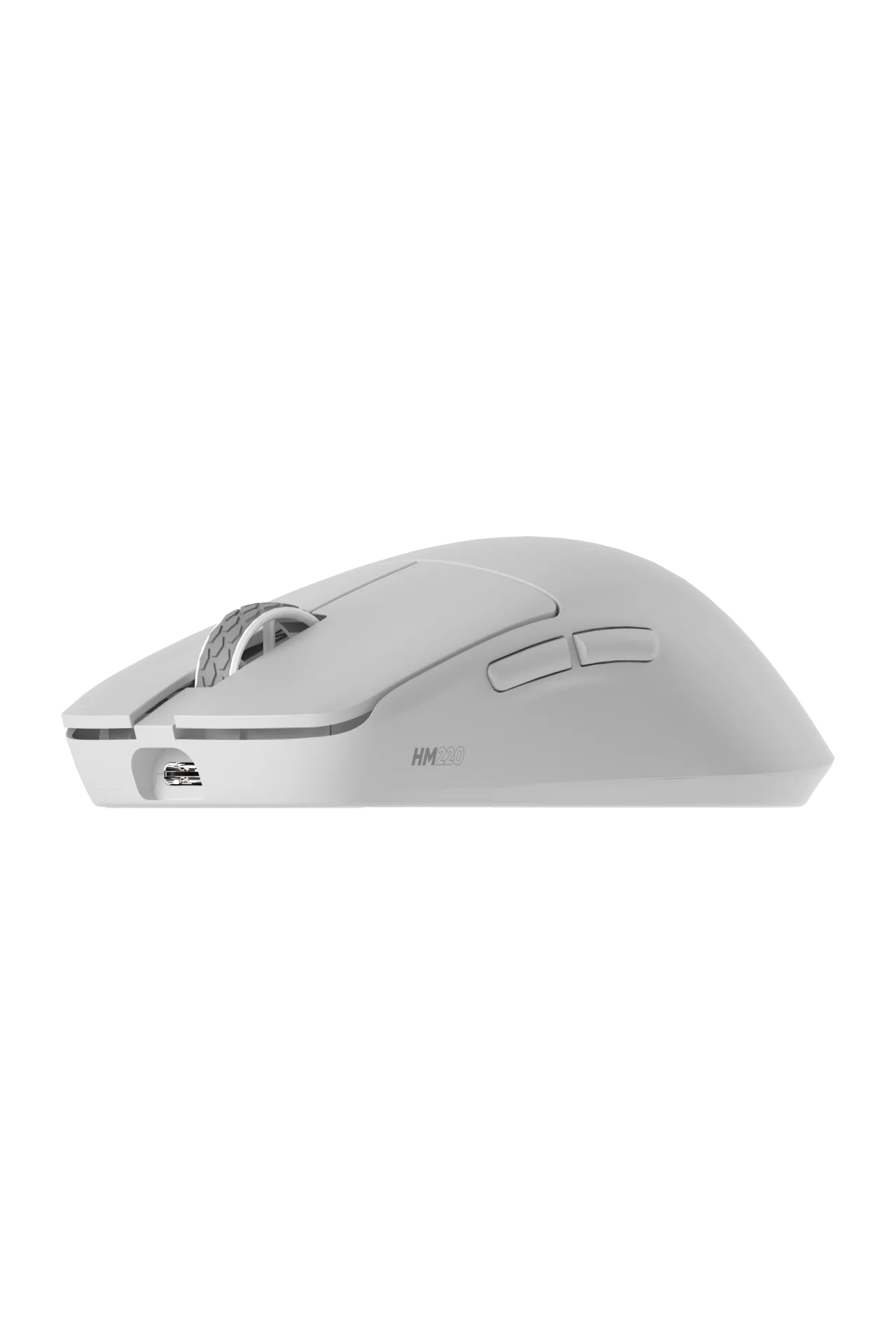 HM220 1K Hz 12000 DPI Tri-Mode Kablosuz/Bluetooth Beyaz Gaming Oyuncu Mouse
