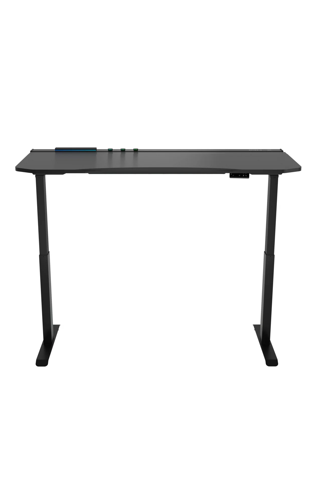 ION X Çift Motorlu Yükseklik Ayarlı RGB 160x80 Siyah Renk Çalışma ve Oyuncu Masası