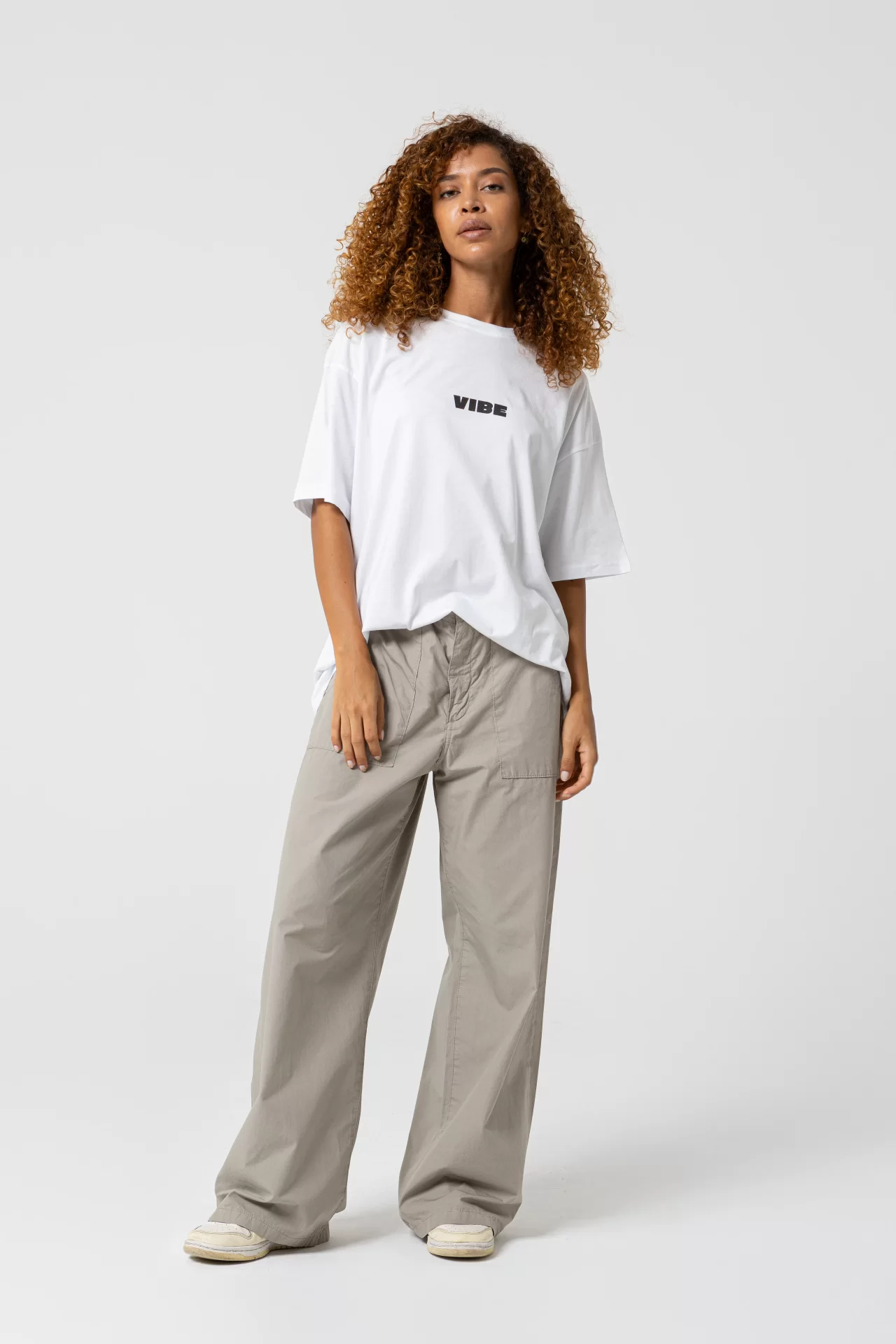 Across The World Oversize Beyaz T-Shirt