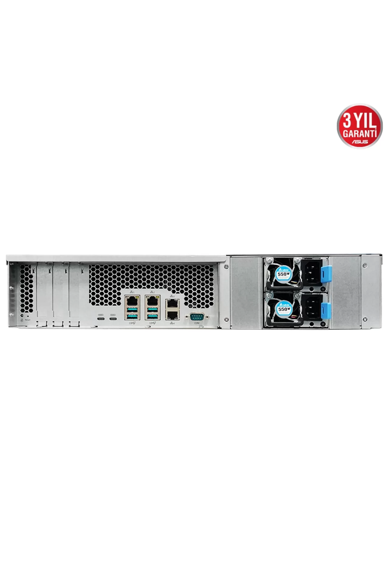 AsusTOR AS7112RDX INTEL E-2224 12 BAY NAS(12X18TB SUPPORT)8GB DDR4 ECC(128GB SUPPORT) M.2 SLOTS X2 GBE X4 PCIE GEN3 X3 USB 3.2 X4 USB 3.2 TYPE-C X2 VERİ DEPOLAMA CİHAZI
