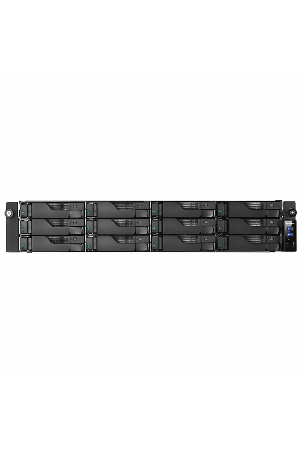 AsusTOR AS7112RDX INTEL E-2224 12 BAY NAS(12X18TB SUPPORT)8GB DDR4 ECC(128GB SUPPORT) M.2 SLOTS X2 GBE X4 PCIE GEN3 X3 USB 3.2 X4 USB 3.2 TYPE-C X2 VERİ DEPOLAMA CİHAZI