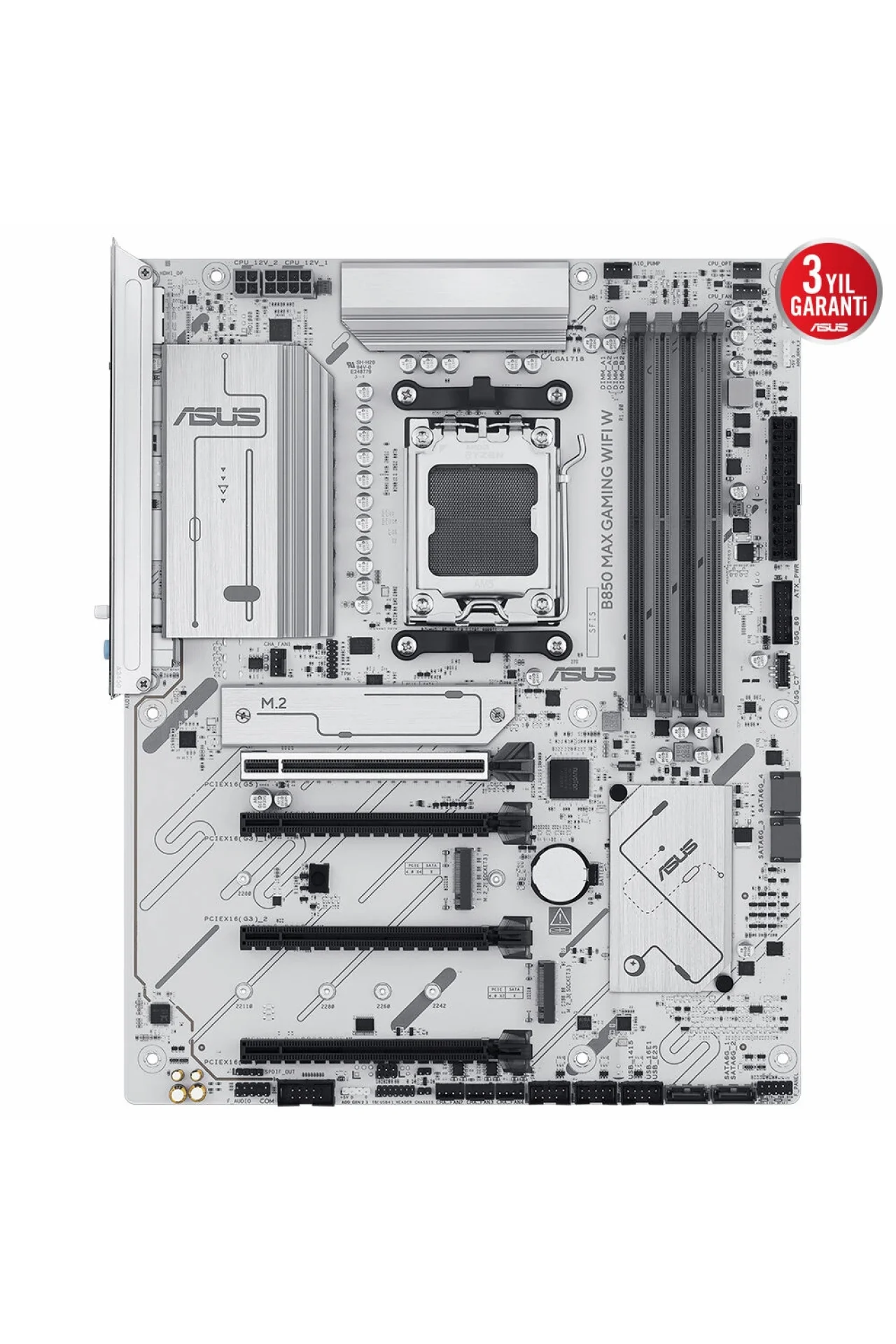 Asus B850 MAX Gaming WIFI W ATX Anakart