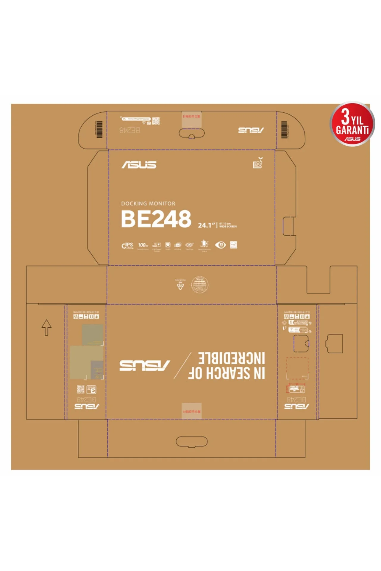 Asus BE248CFN 24.1 inç 100Hz 5ms WUXGA Monitör