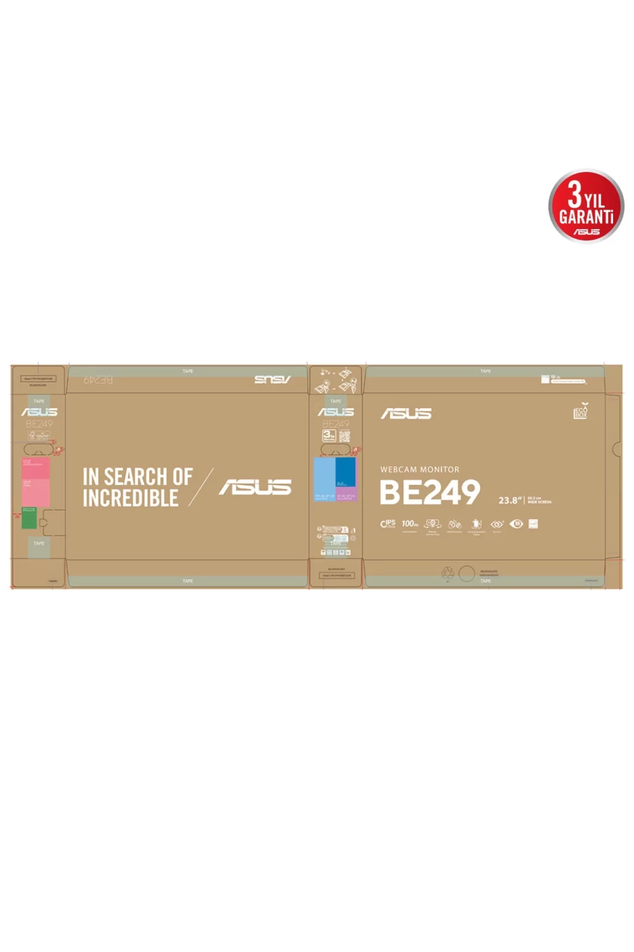 Asus BE249QFK 23.8 inç 100Hz 5ms Full HD Monitör