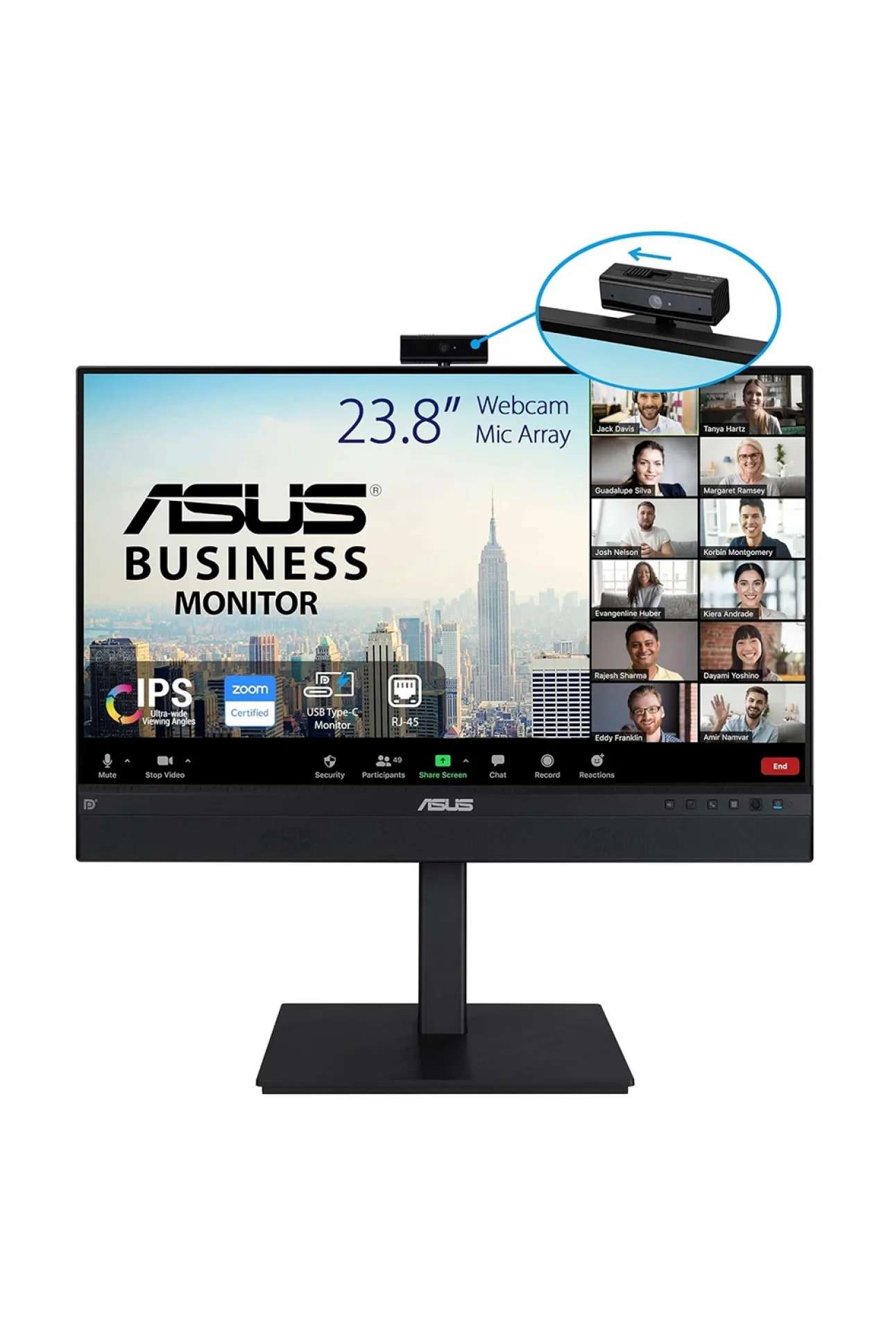 Asus BE24ECSNK 23.8 inç 60Hz 5ms Full HD IPS Pivot Monitör