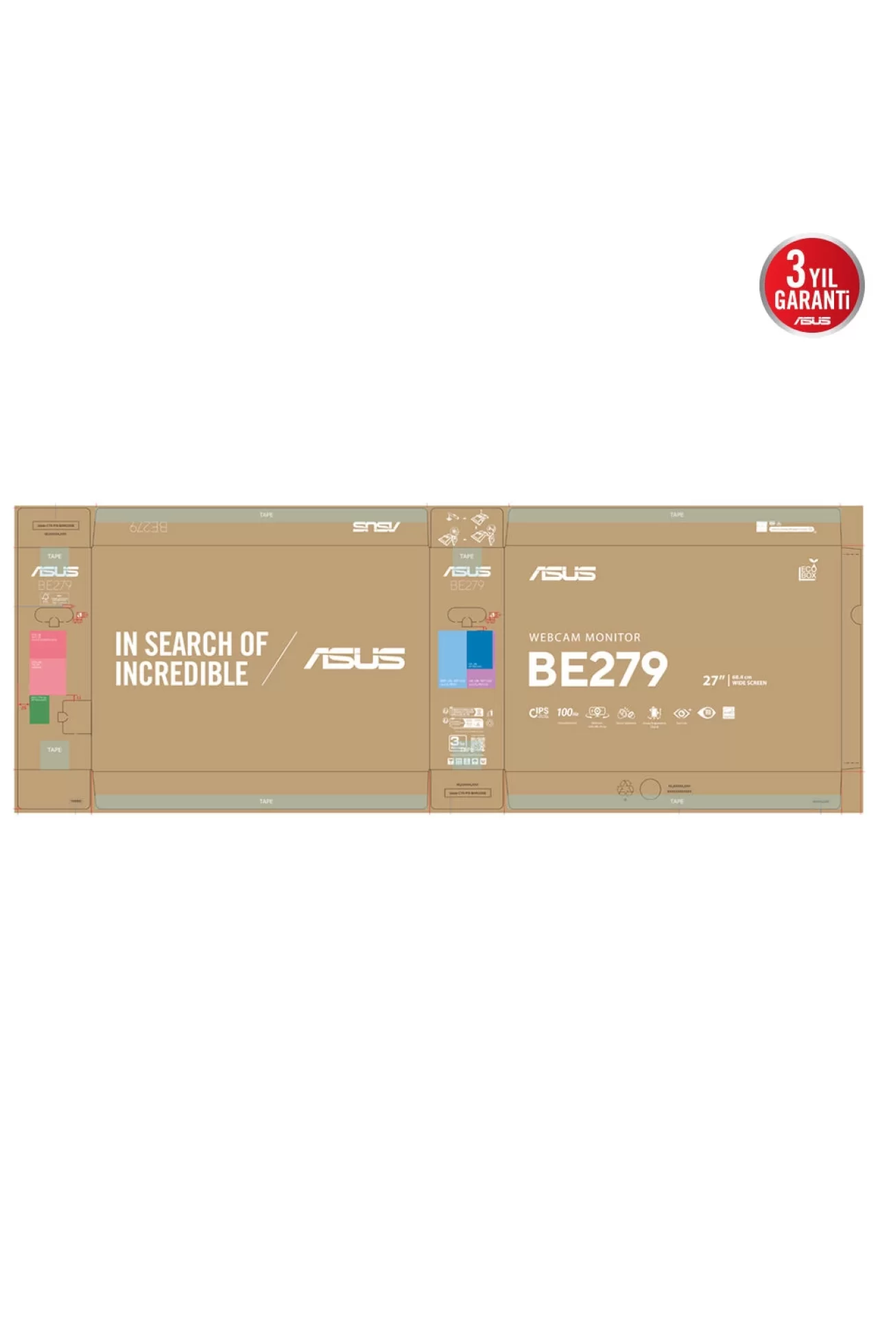 Asus BE279QFK 27 inç 100Hz 5ms Full HD Monitör