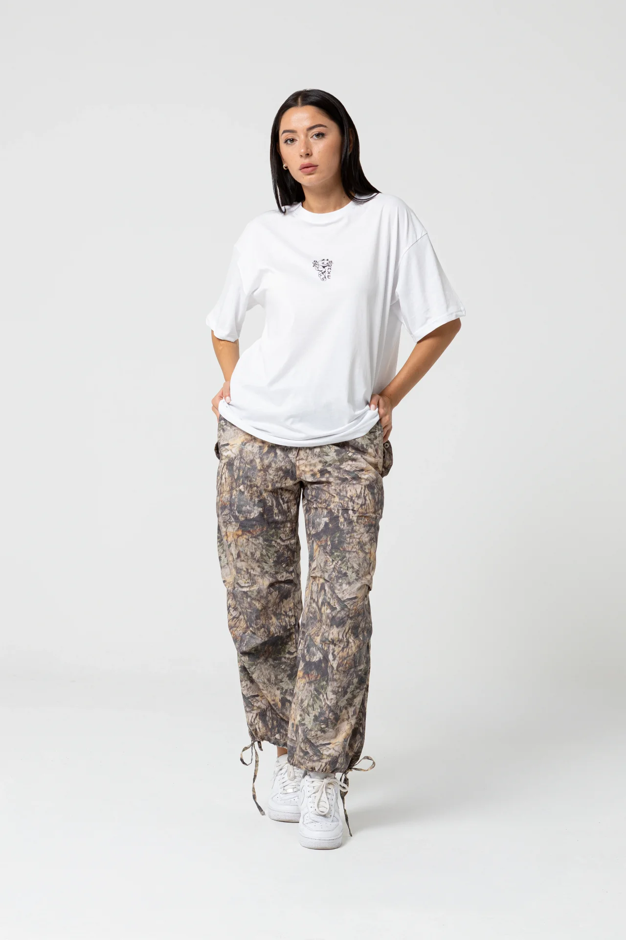 Brave Oversize Beyaz T-Shirt