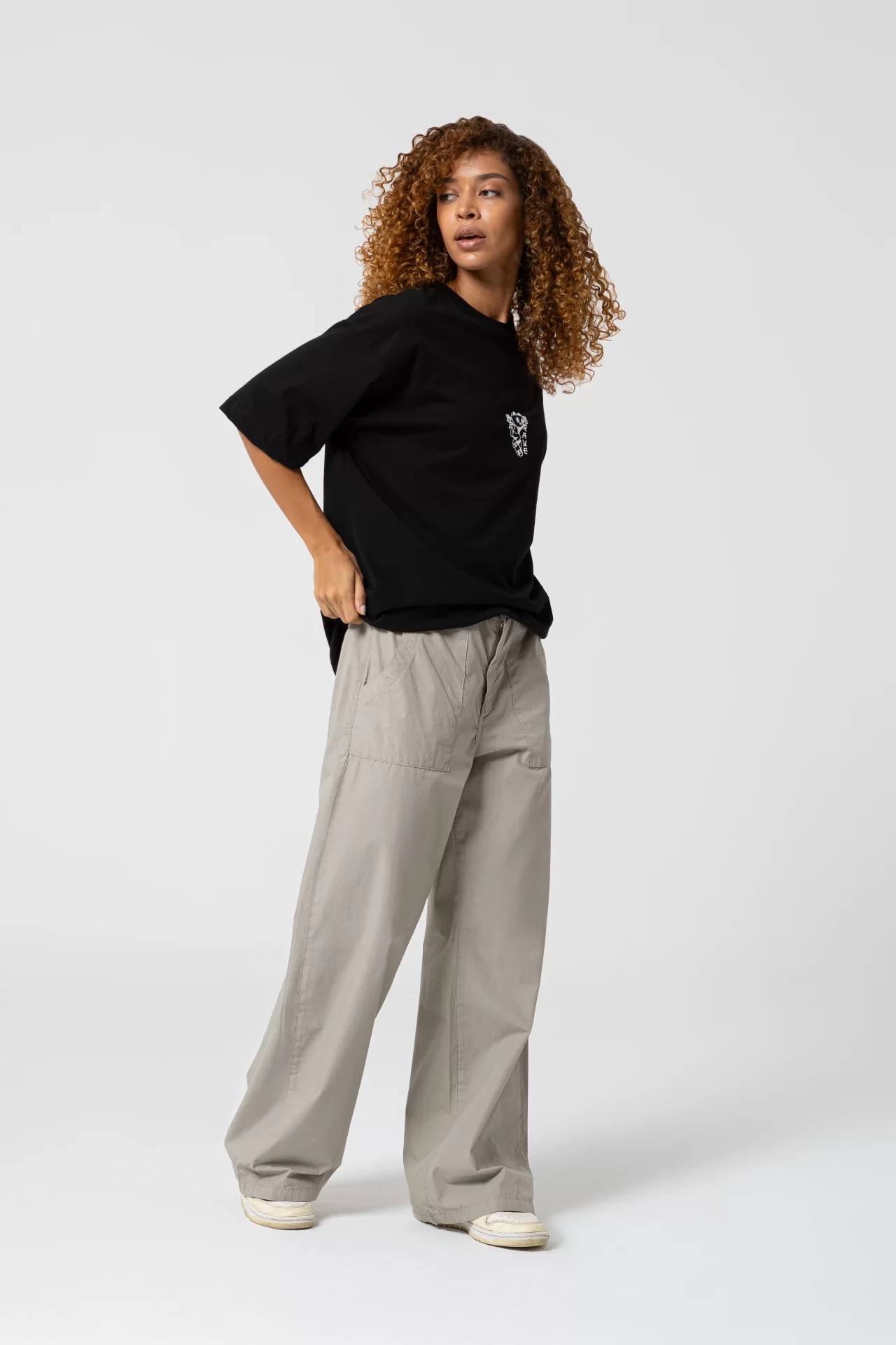 Brave Oversize Siyah T-Shirt