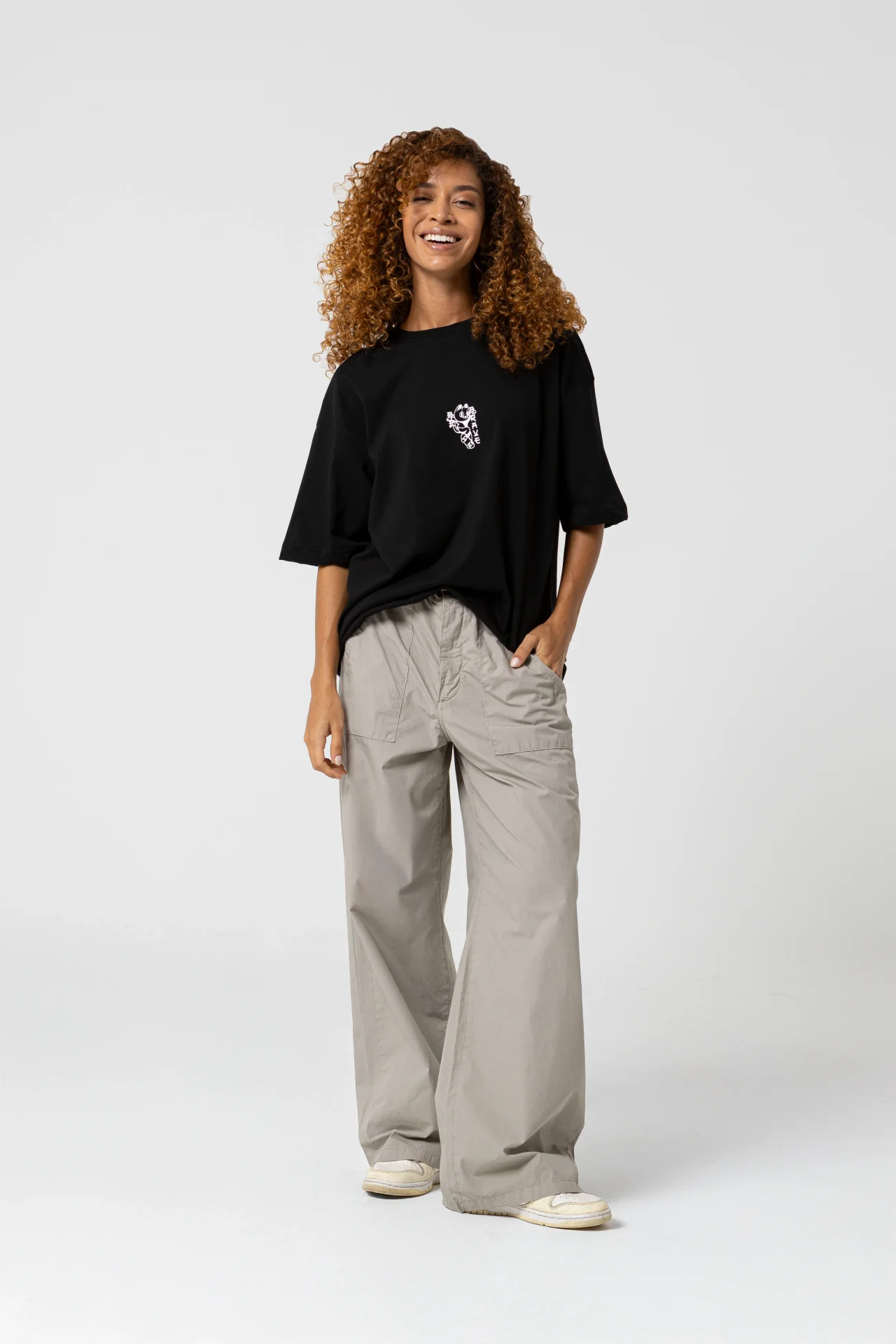 Brave Oversize Siyah T-Shirt