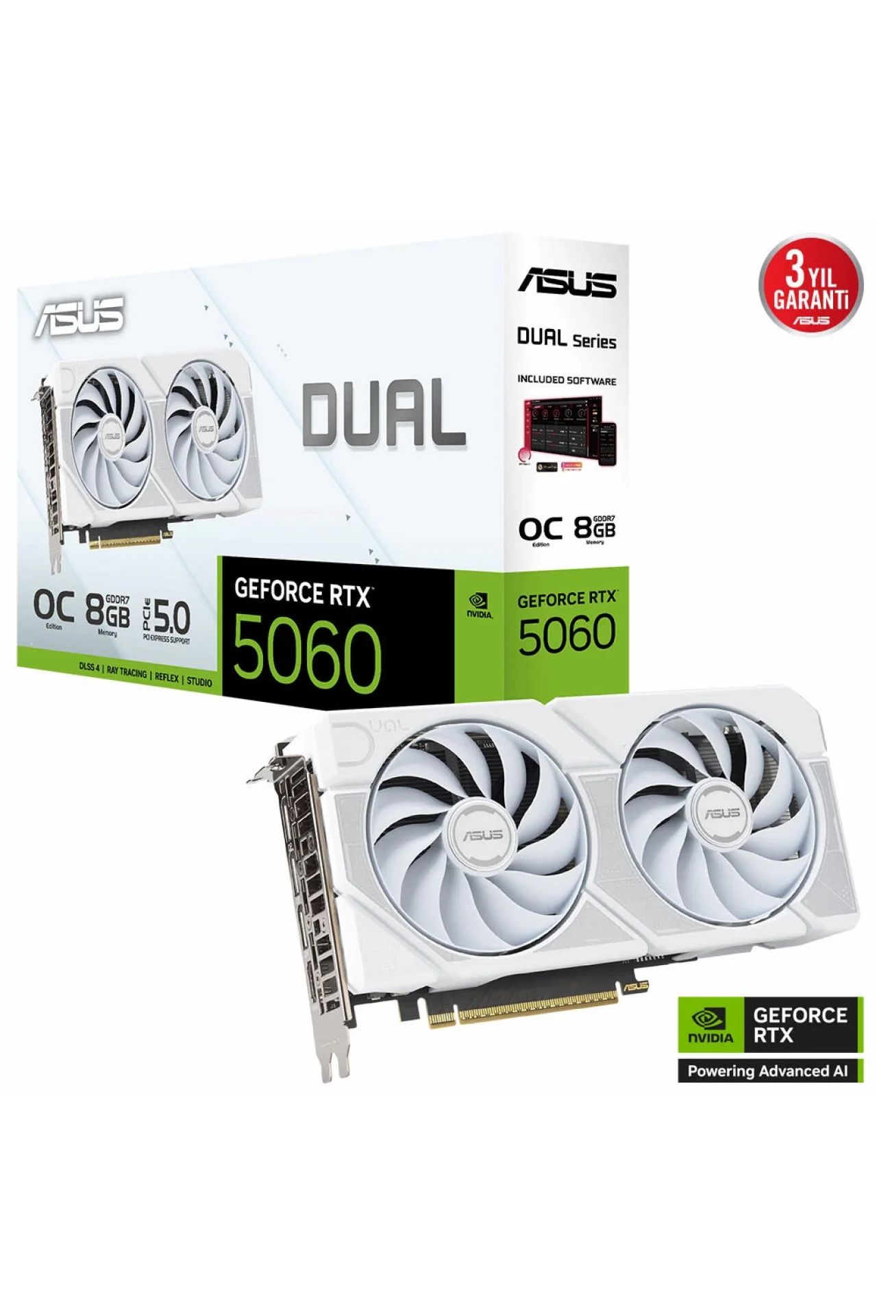 Asus GeForce RTX 5060 Dual OC 8GB GDDR7 PCI