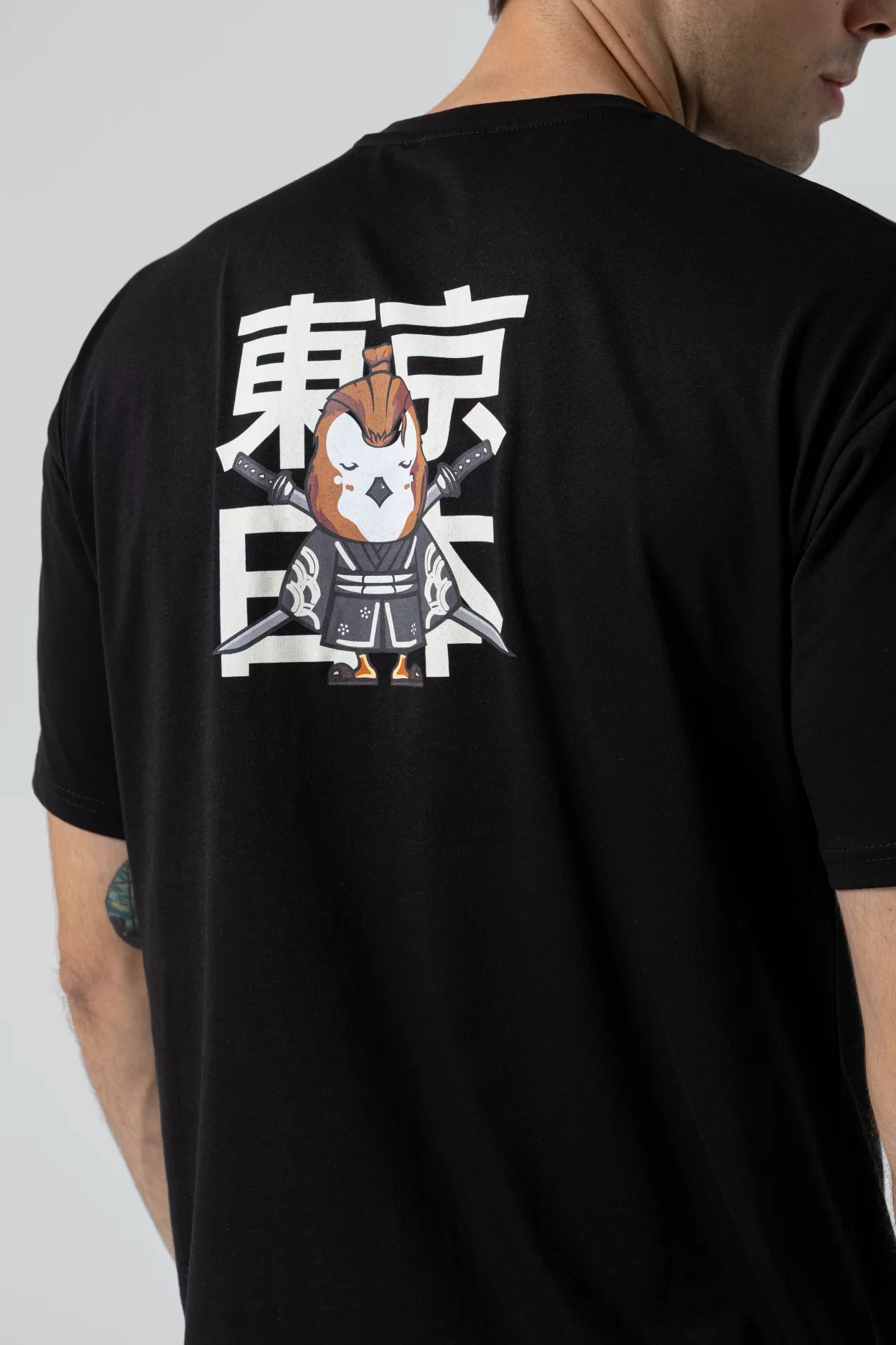 East Oversize Siyah T-Shirt