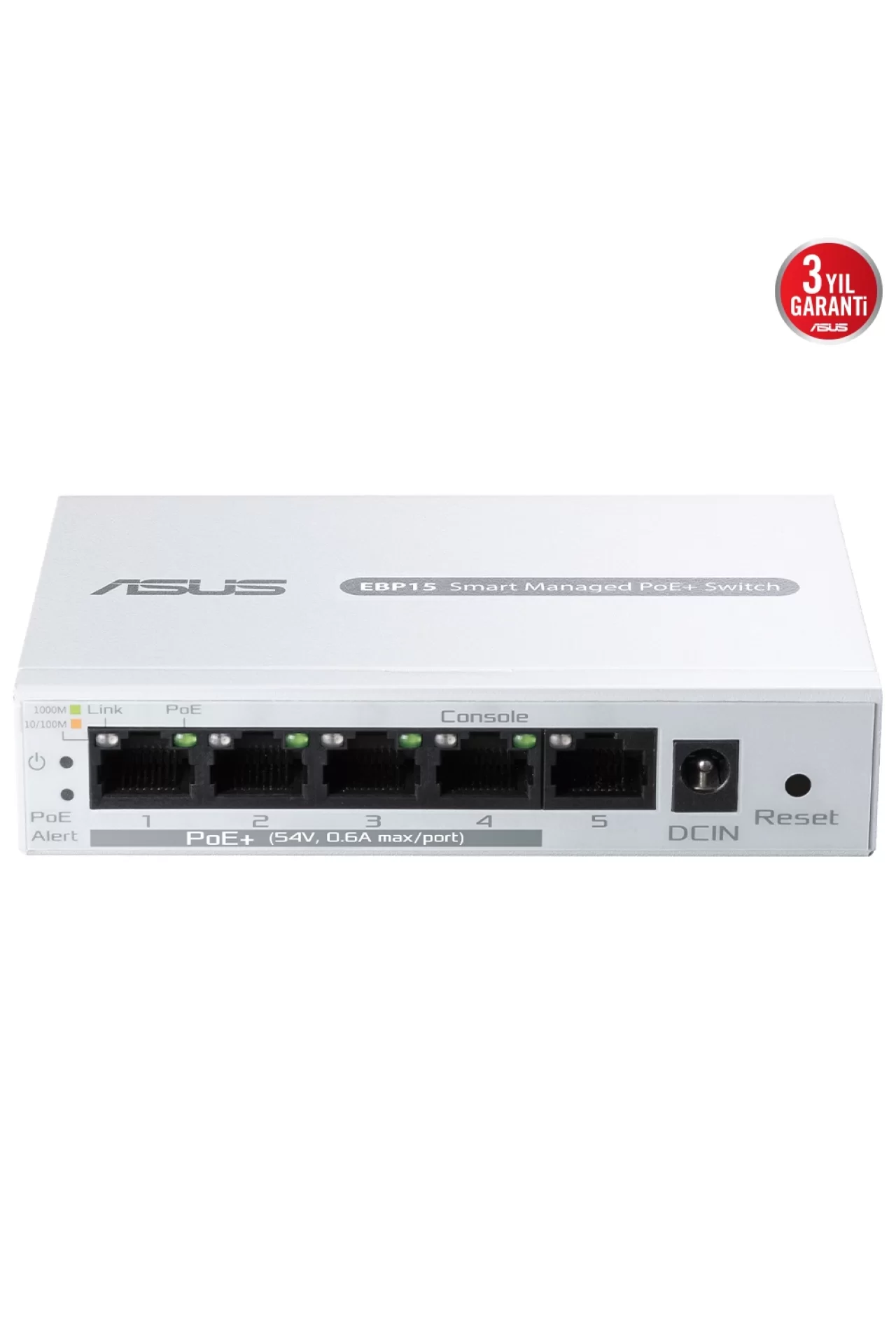 Asus ExpertWiFi EBP15 5 Port Akıllı yönetilebilir Poe