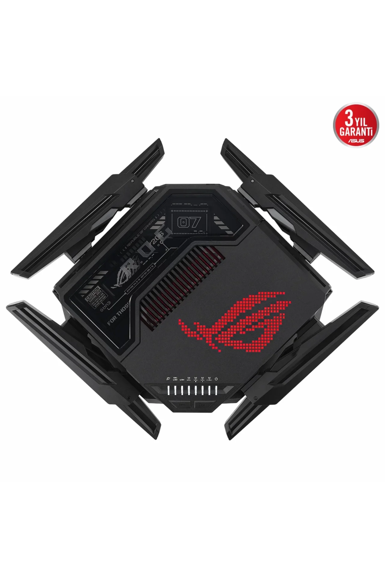 Asus ROG Rapture GT-BE98 Dört Bantlı WiFi 7 (802.11be) Gaming Router