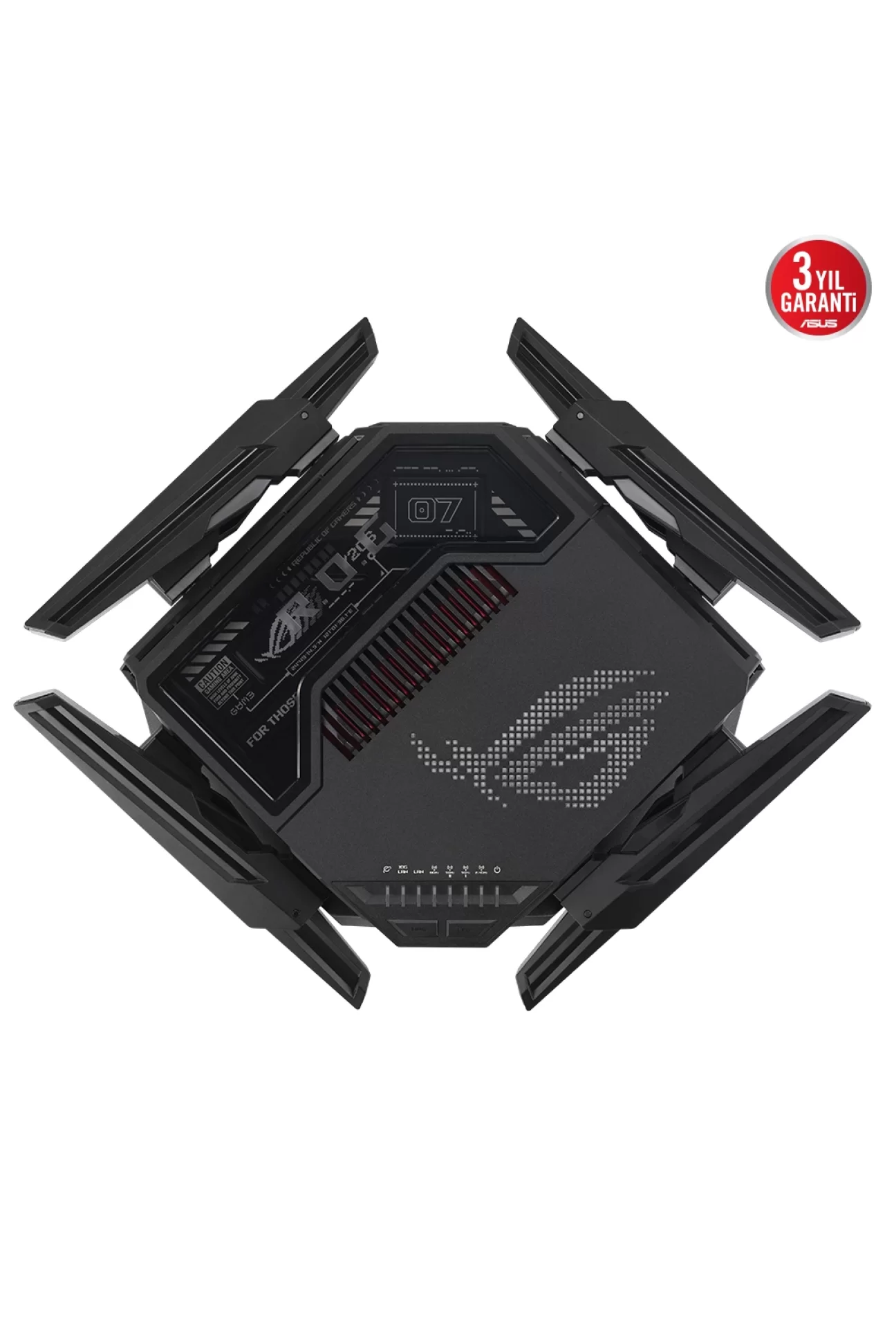 Asus ROG Rapture GT-BE98 Dört Bantlı WiFi 7 (802.11be) Gaming Router