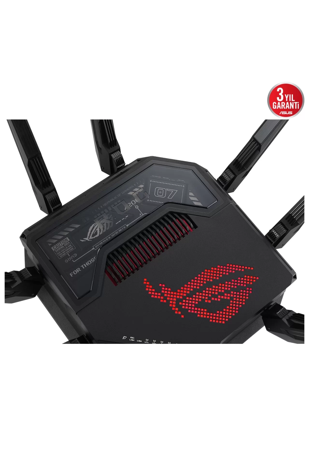 Asus ROG Rapture GT-BE98 Dört Bantlı WiFi 7 (802.11be) Gaming Router