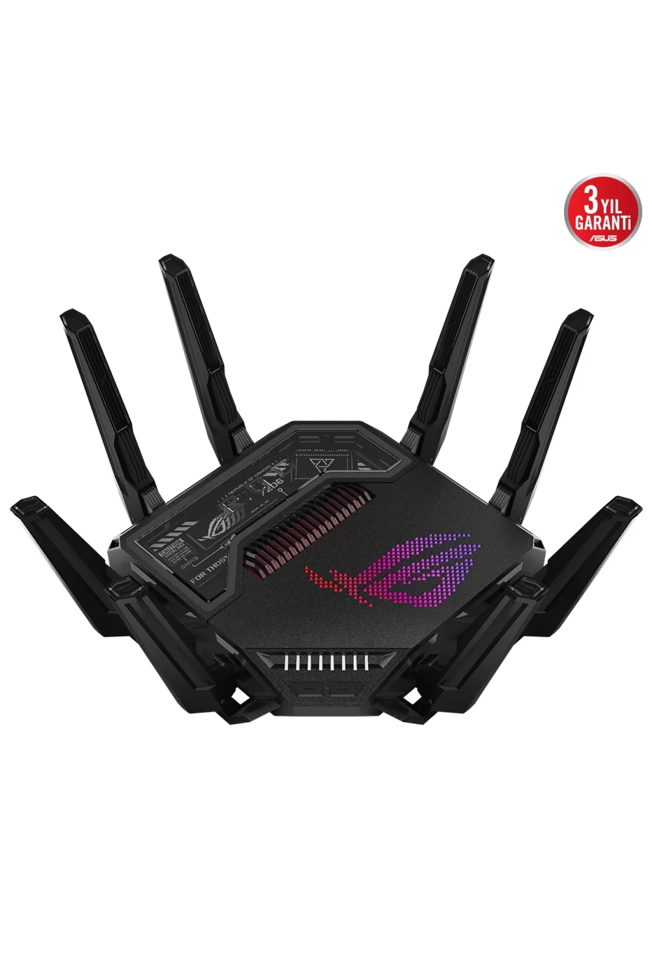 Asus ROG Rapture GT-BE98 Dört Bantlı WiFi 7 (802.11be) Gaming Router