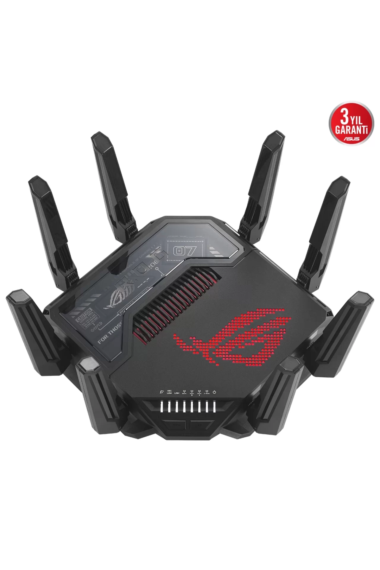 Asus ROG Rapture GT-BE98 Dört Bantlı WiFi 7 (802.11be) Gaming Router