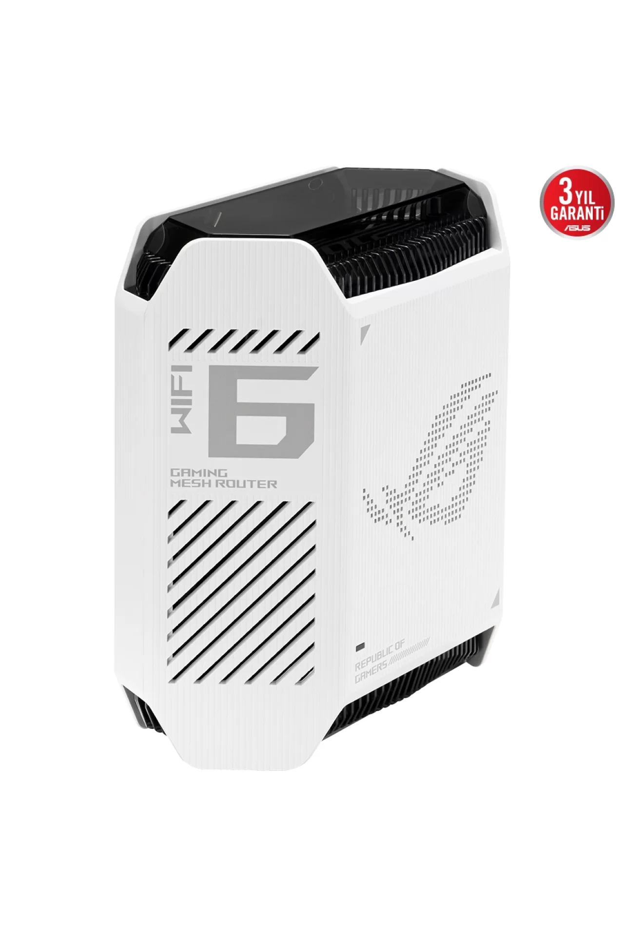 Asus ROG Rapture GT6 WiFi 6 Gigabit Tri Band AI Protection VPN Access Point Siyah Mesh Sistem (İkili Paket)