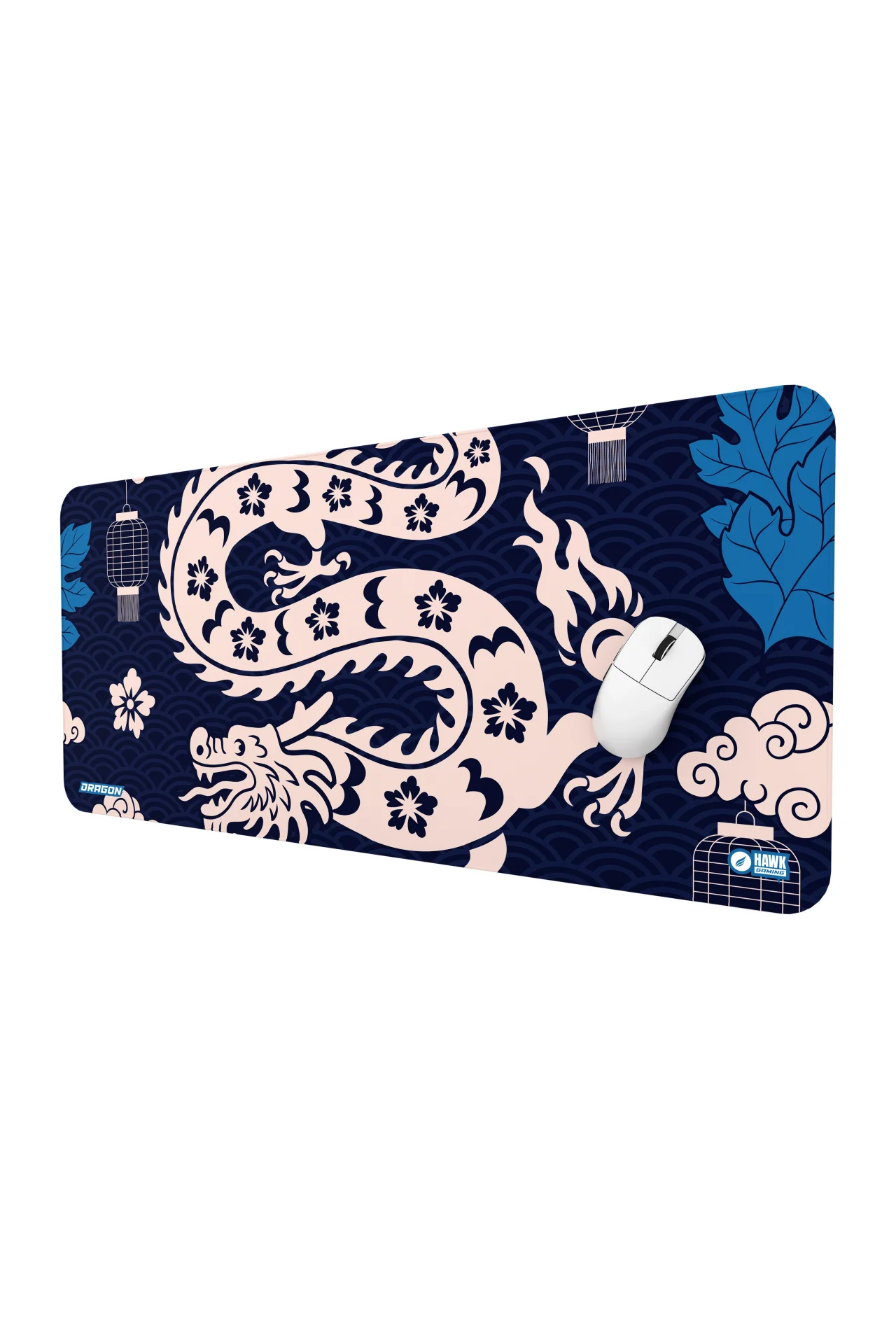 Hawk Blue Dragon 90x40 Mouse Pad
