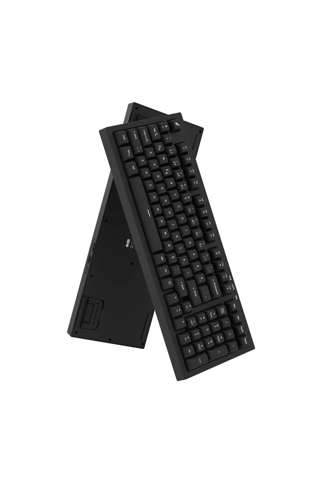 HK210 Membrane Rainbow Type C Kablolu Siyah Full Türkçe Gaming Oyuncu Klavye