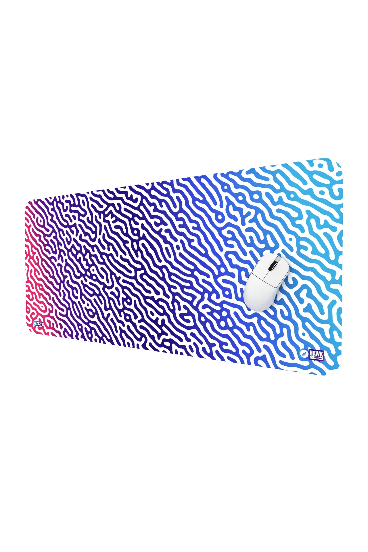 Hawk Gradient Maze 90x40 Mouse Pad