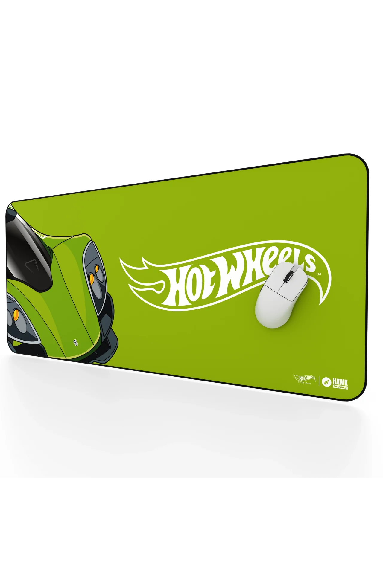 Hawk Hot Wheels Green Speed 90x40 Mouse Pad