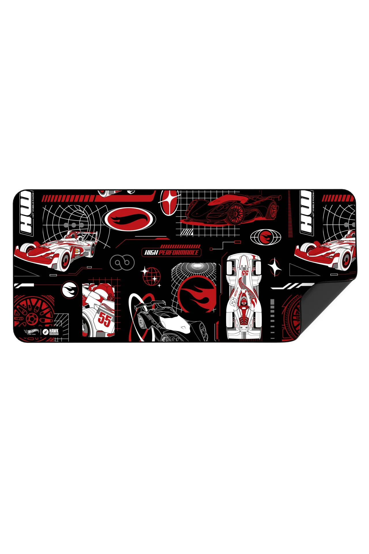 Hawk Hot Wheels High Performance 90x40 Mouse Pad