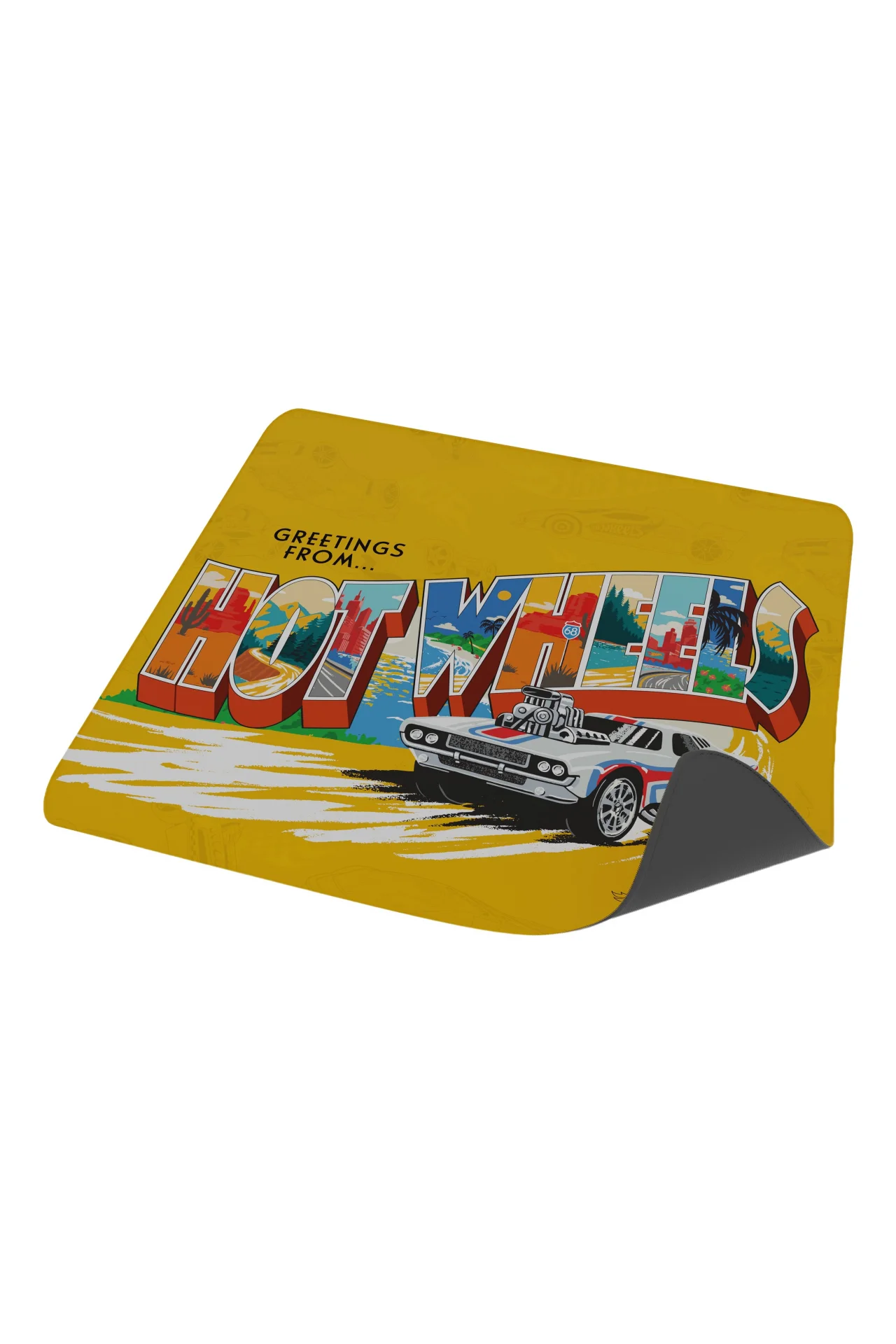 Hawk Hot Wheels Retro 45x40 2mm Mouse Pad
