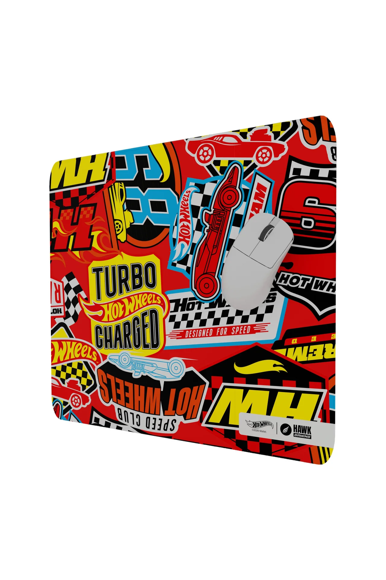 Hawk Hot Wheels Speed Club 45x40 2mm Mouse Pad