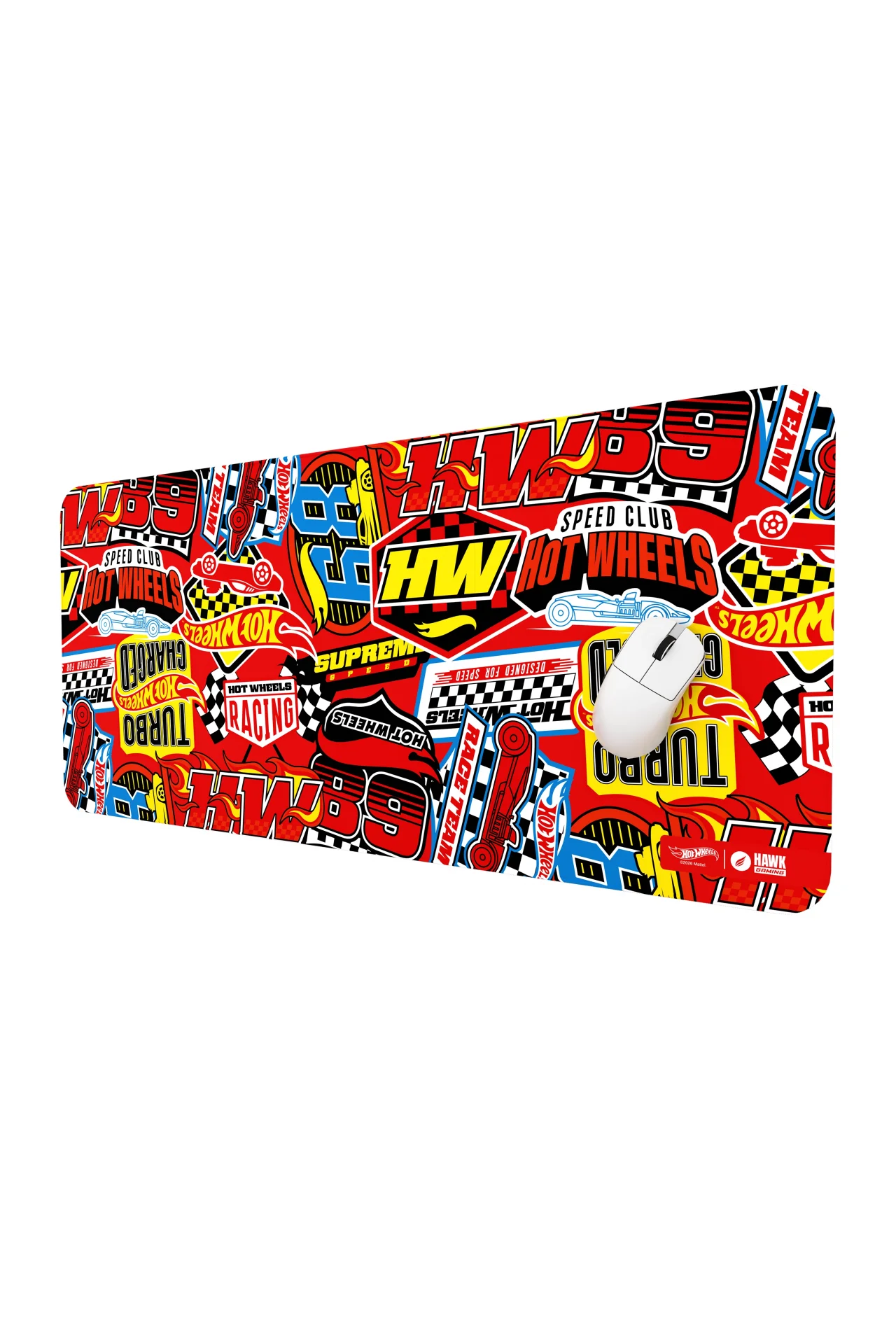 Hawk Hot Wheels Speed Club 90x40 Mouse Pad
